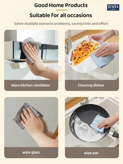 SG 20pcs Micro Fiber Cloth/ Kitchen Table Cloth/ Reusable Multipurpose Cleaning Towel/ Car Wash Cloth/ Disposable