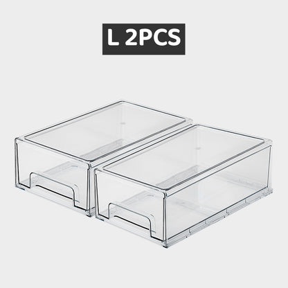 <Buy 3 Free 1> Stackable Transparent Acrylic Drawer Organizer Storage Box