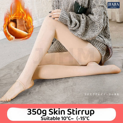 250g/350g Fleeced Lined Thick Thermal Leggings Winter Wear Pants Warm Stockings