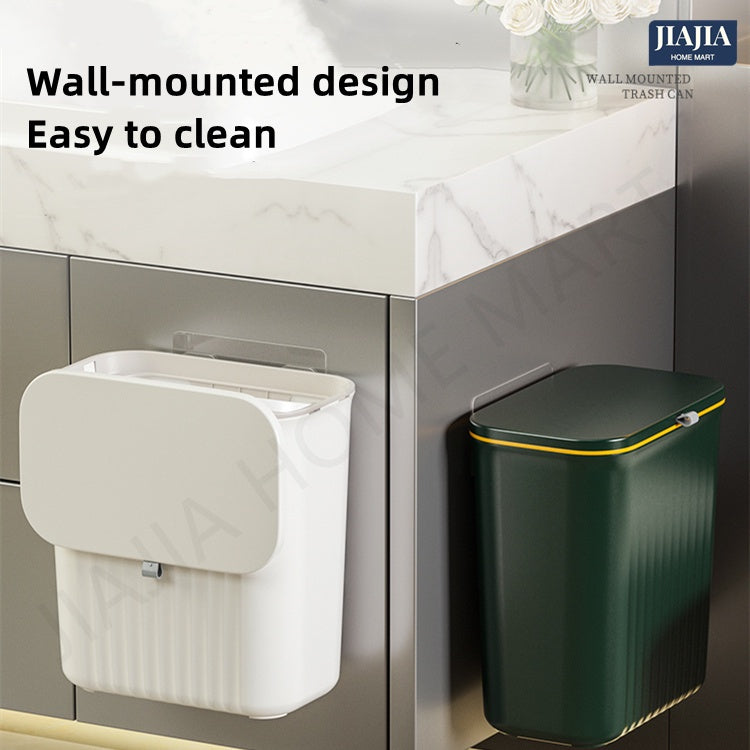 Wall Mounted Trash Bin Easy Installation Wall Hanging