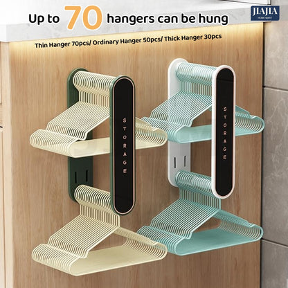 SG IN STOCK Clothes hanger storage no need drill balcony multi-functional retractable wall-mounted wall hanging clothes storage rack