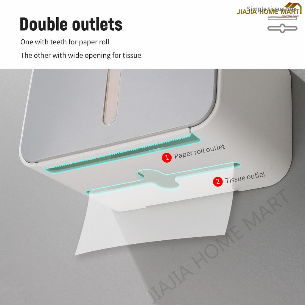 Waterproof Wall Mounted Roll Paper Dispenser