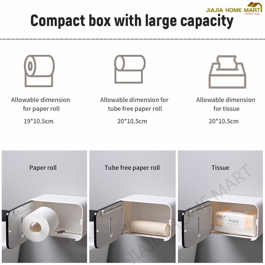 Waterproof Wall Mounted Roll Paper Dispenser