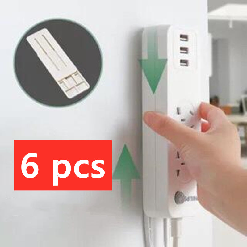 3 Pcs Wall-Mounted Power Plug Socket Holder