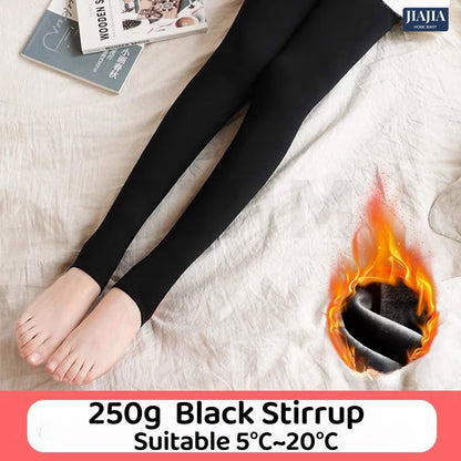 250g/350g Fleeced Lined Thick Thermal Leggings Winter Wear Pants Warm Stockings