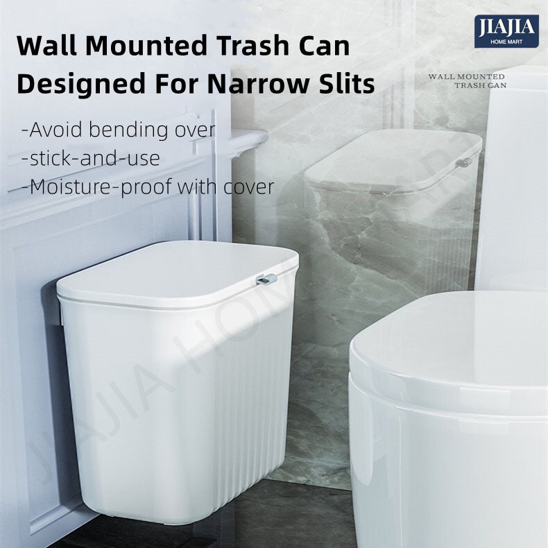 Wall Mounted Trash Bin Easy Installation Wall Hanging