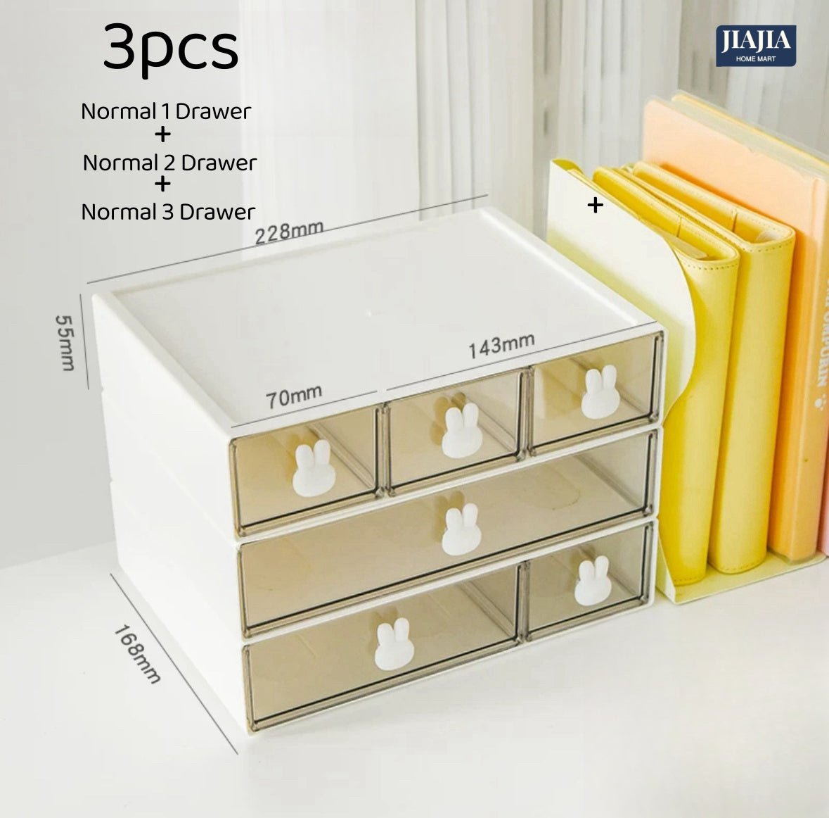 Pencil Stationery Organizer Desk Organiser Drawer Organizer Stackable Desktop Organiser