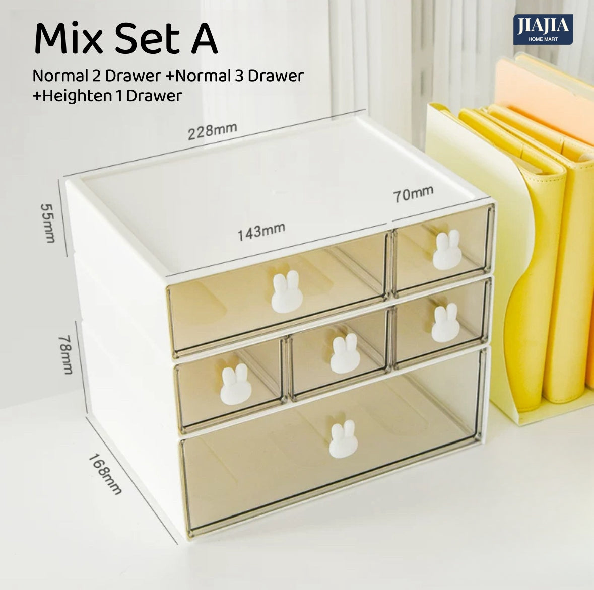 Pencil Stationery Organizer Desk Organiser Drawer Organizer Stackable Desktop Organiser