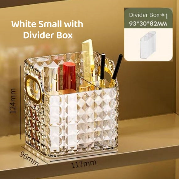 Mirror Cabinet Wall Mounted Storage Box Skincare Cosmetics Jewellery Acrylic Storage Box Stackable Container