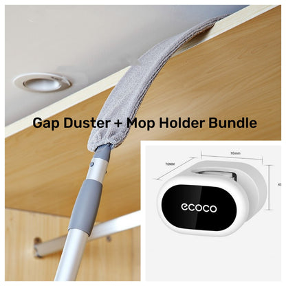 Extendable Gap Duster with Aluminum Rod Microfiber Cotton