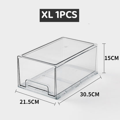 <Buy 3 Free 1> Stackable Transparent Acrylic Drawer Organizer Storage Box