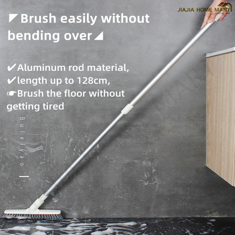 Retractable V-Shaped Floor Brush for Gap Cleaning with Strong Bristle