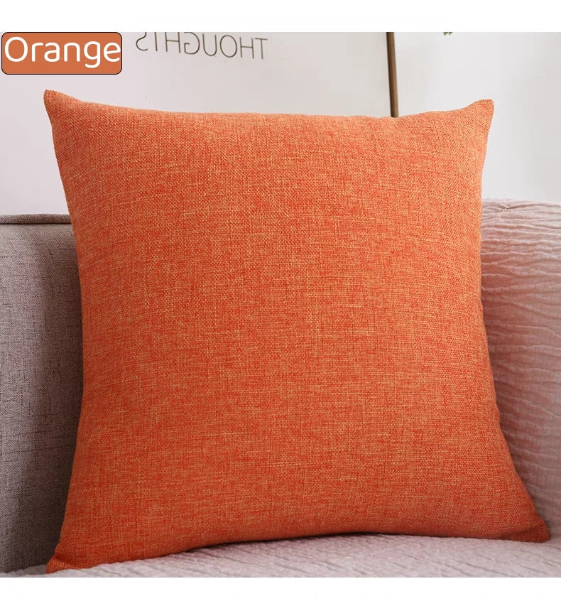 SG Nordic Sofa Pillow Cushion Case Cover Throw Pillow Case Cover Zipper Pillowcase Solid Color Simplistic Design